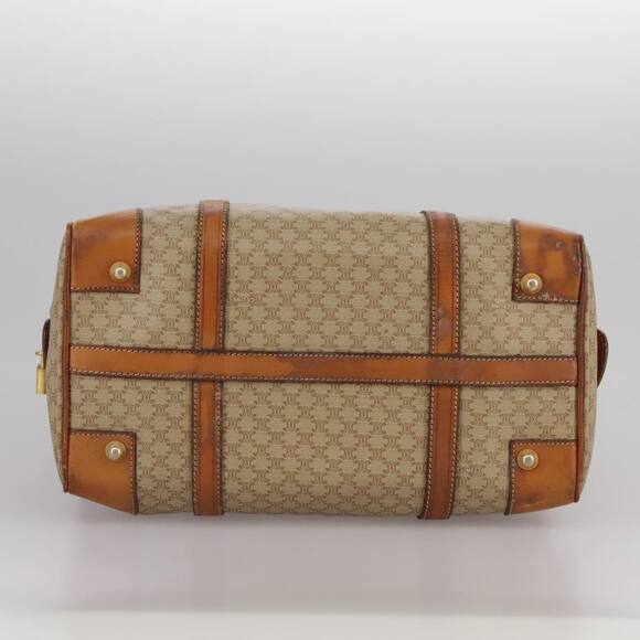 CELINE Macadam Canvas Hand Bag Beige - Picture 9 of 13